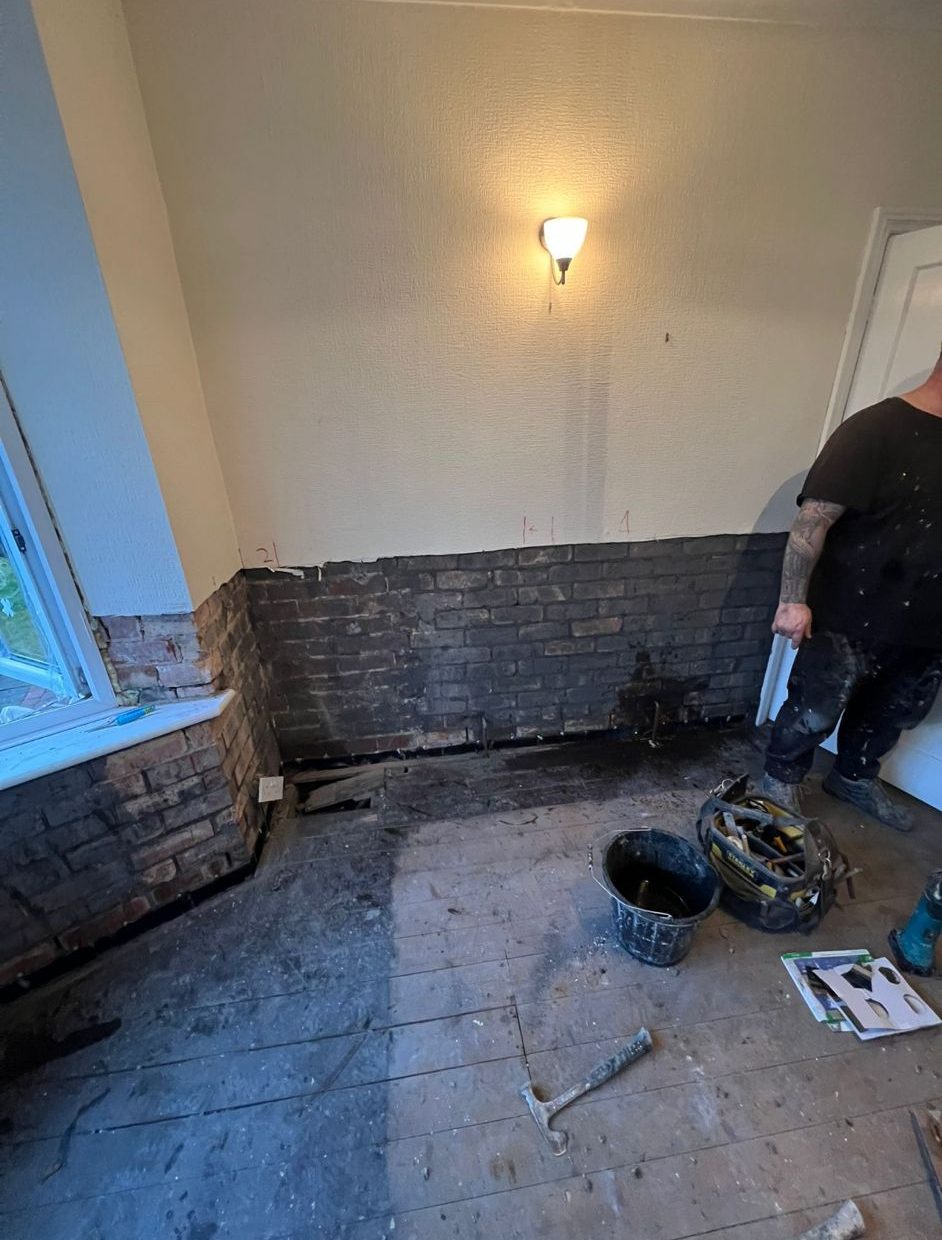 Structural Timber Floor & Rising Damp Treatment – Bishop’s Cleeve, Cheltenham