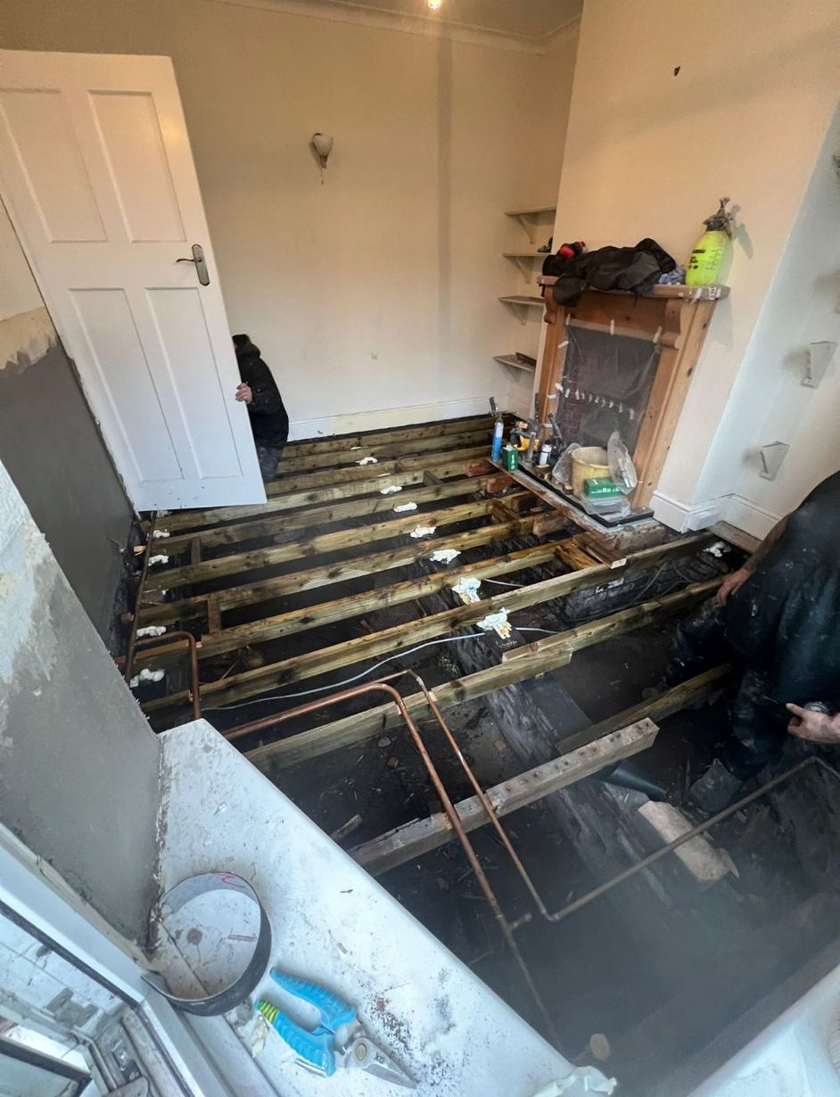 Structural Timber Floor & Rising Damp Treatment – Bishop’s Cleeve, Cheltenham